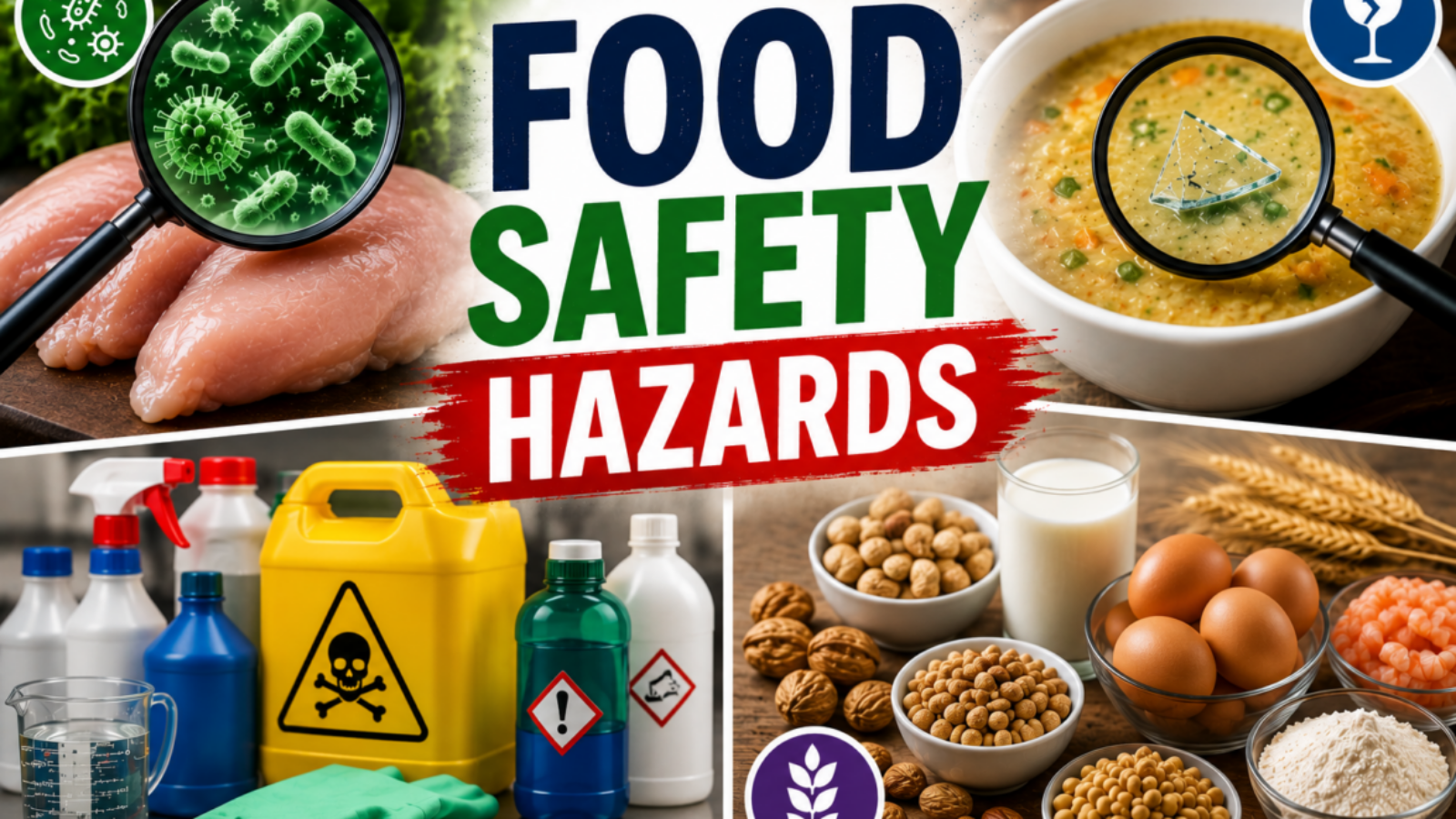 Food safety hazards sanasafe