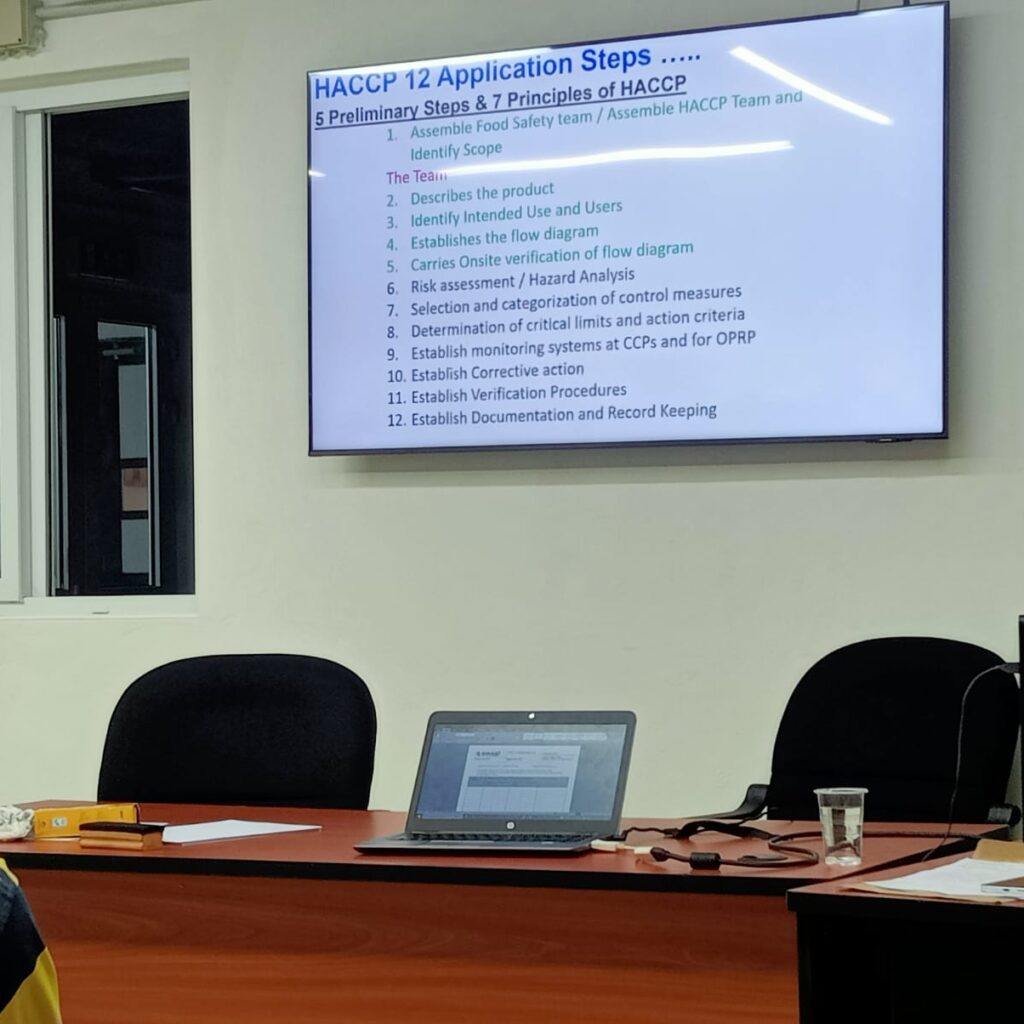 HACCP Analysis training