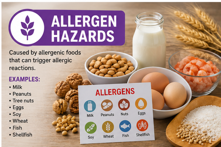 Allergen food hazards